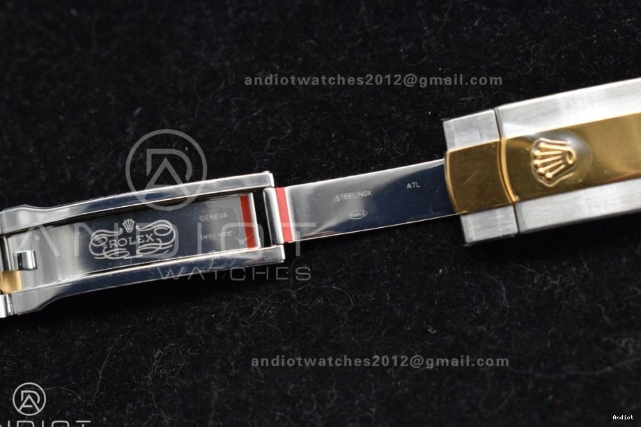 Bracelet DateJust Steel YG Dial on 1:1 YG 904L 126333 41 Stick SS VR3235 Jubilee Edition Clean Best 0307